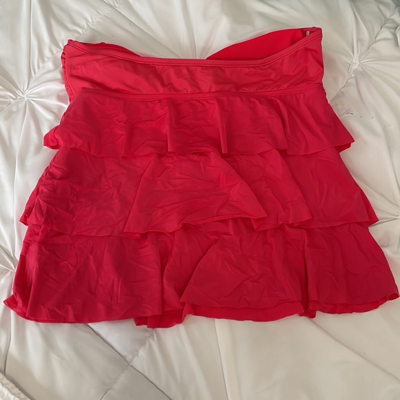 Kenneth Cole Reaction Coral Tankini Top Large - Picture 2 of 4